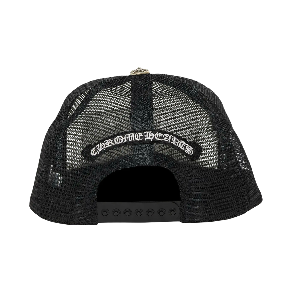 Chrome Hearts Matty Boy Hollywood Chomper Trucker Blk/White