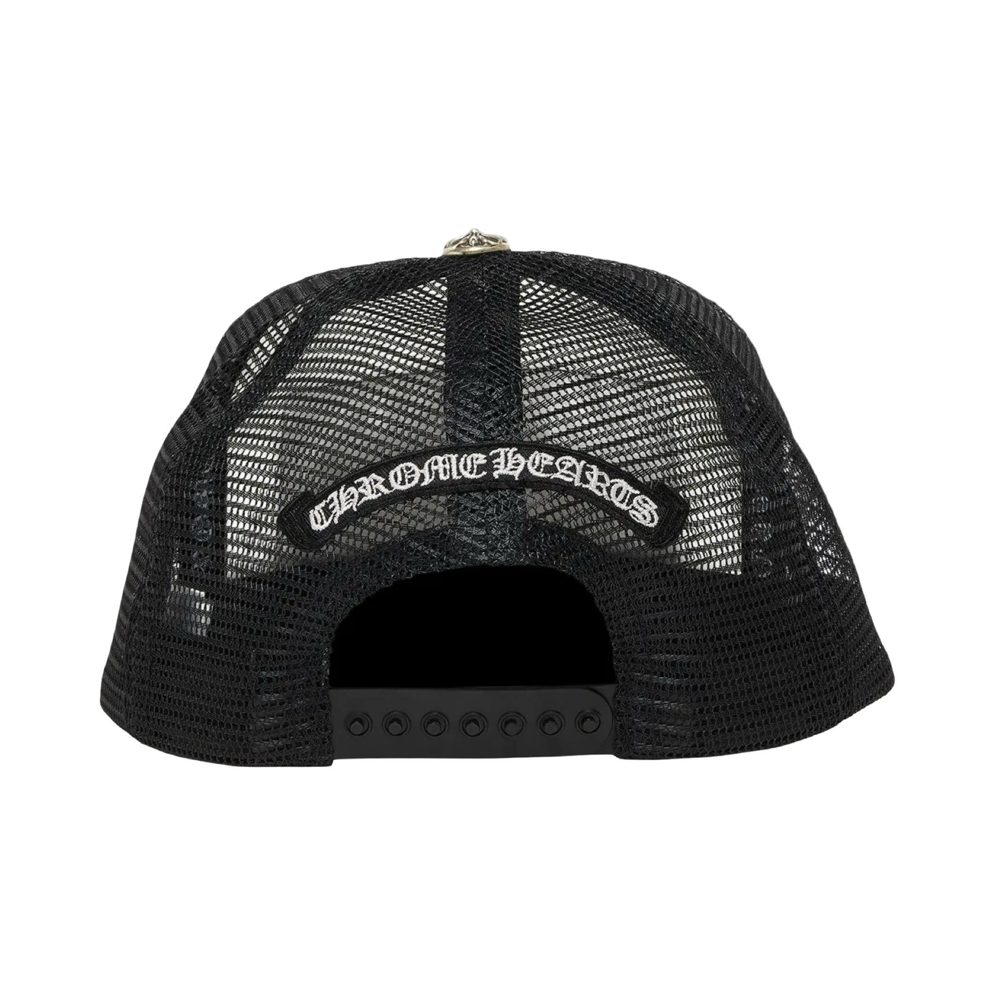 Chrome Hearts Matty Boy Hollywood Chomper Trucker Blk/White