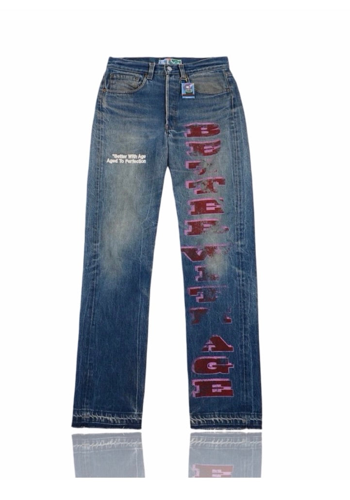 *Better With Age Moniker Dark Denim
