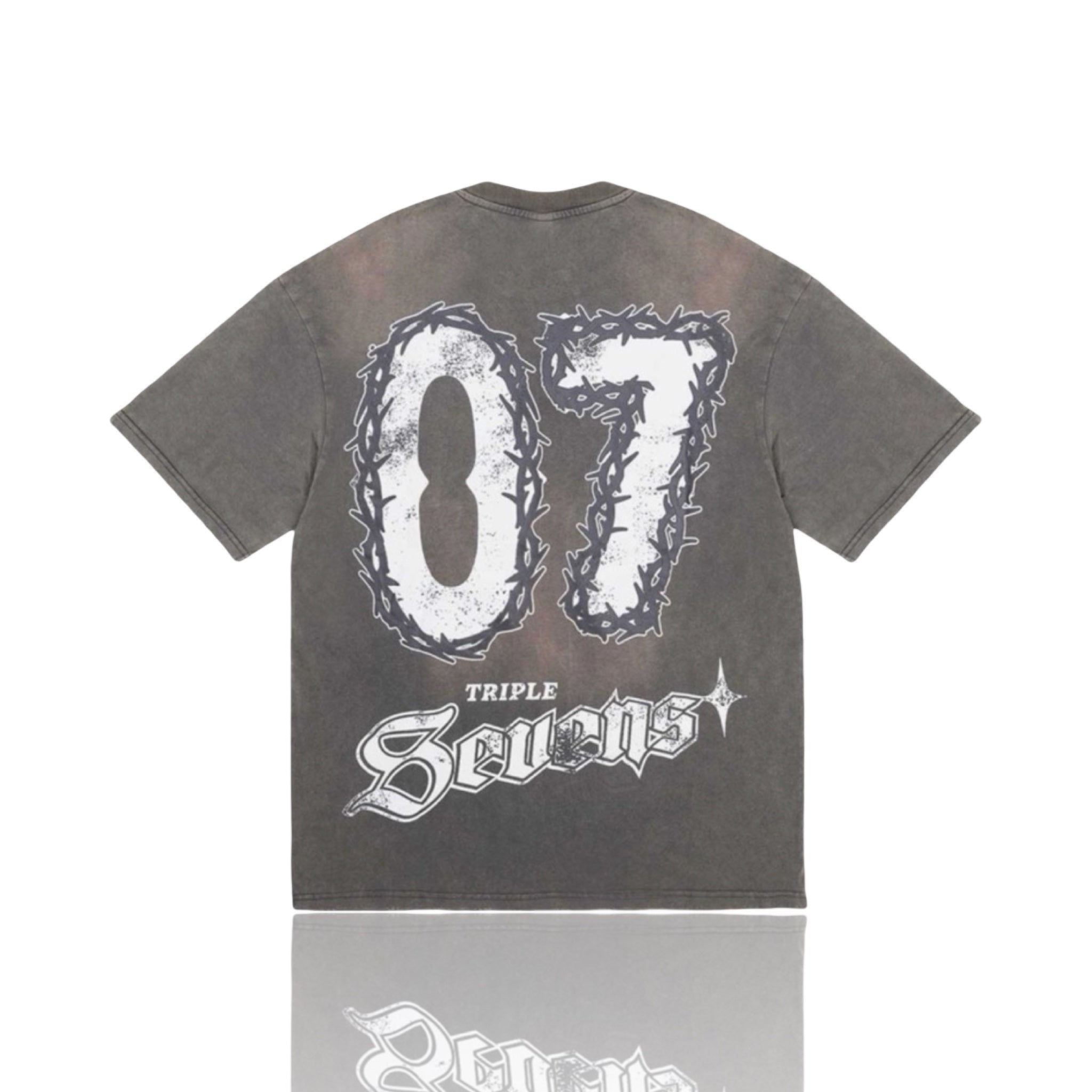 Triple Sevens NY Jesus Grey Tee