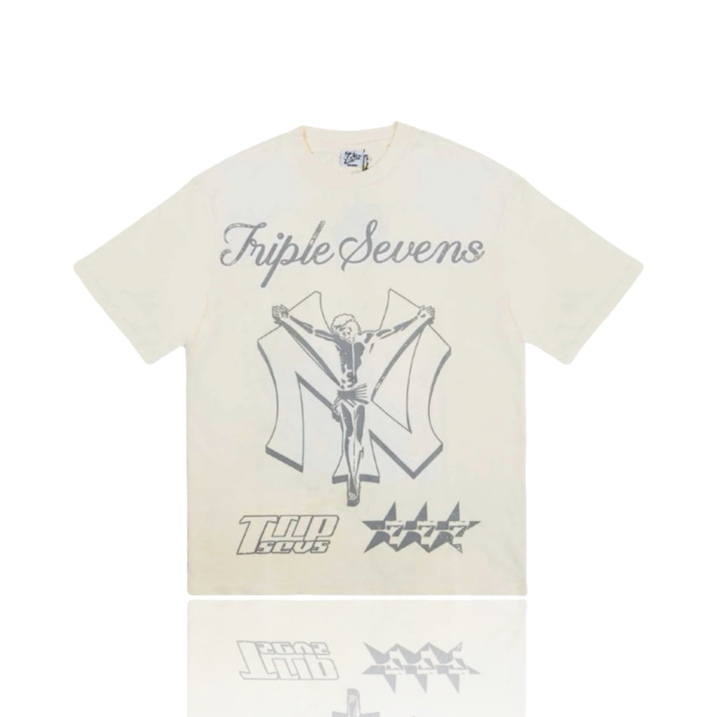 Triple Sevens NY Jesus Cream Tee
