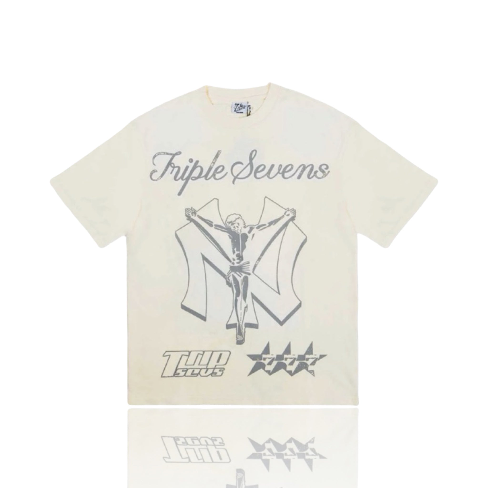 Triple Sevens NY Jesus Cream Tee