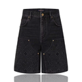 Louis Vuitton Carpenter Denim Shorts Black