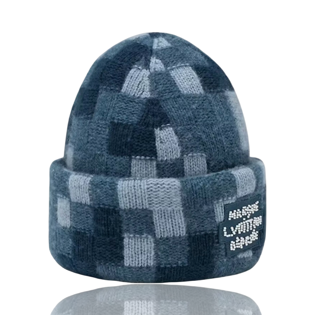 Louis Vuitton LV Denim Blue Wool Beanie