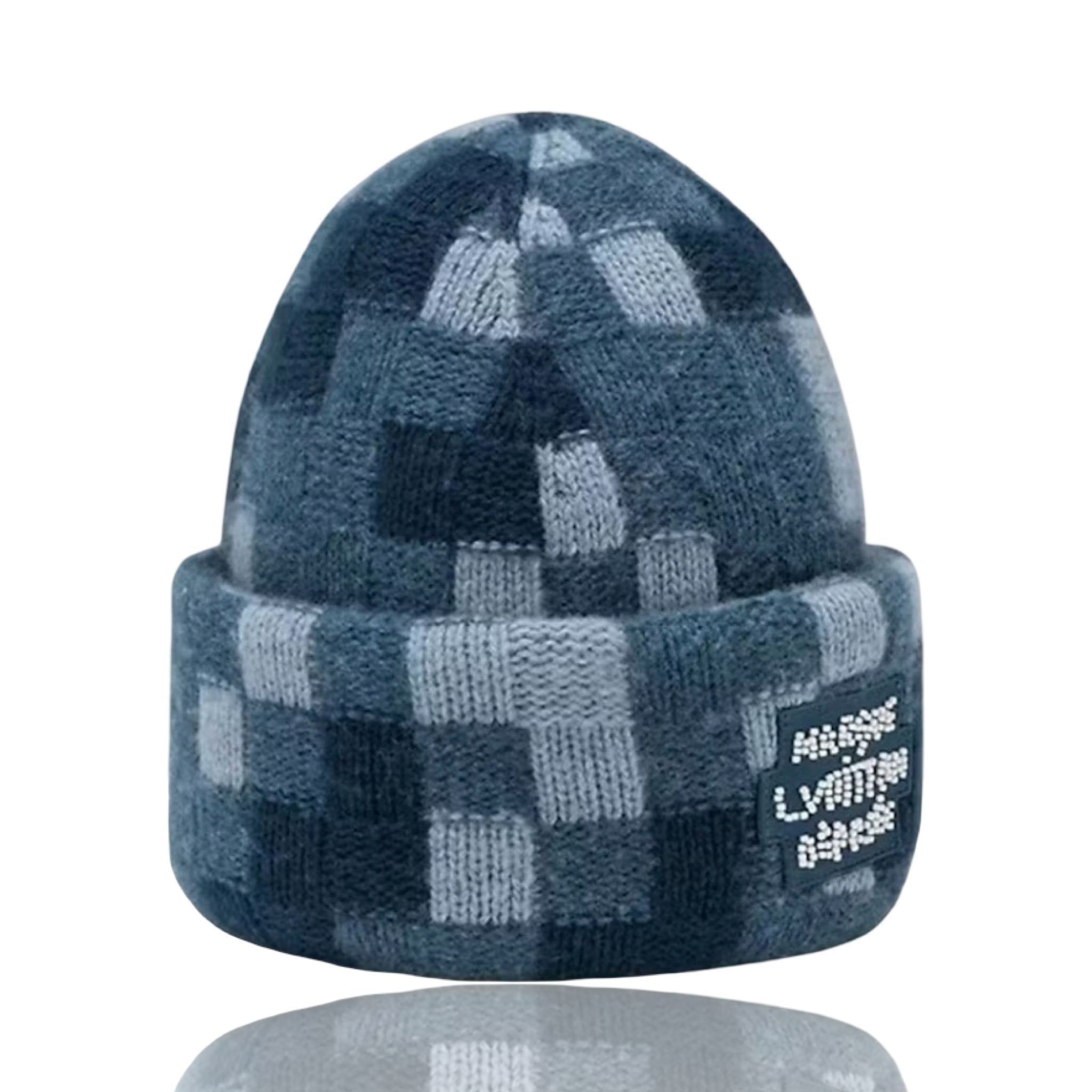 Louis Vuitton LV Denim Blue Wool Beanie