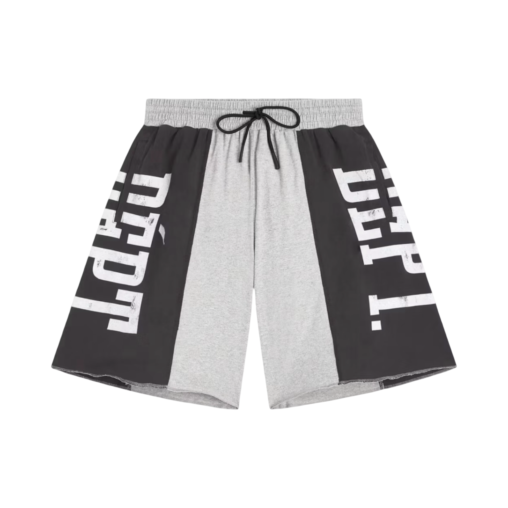 Gallery Dept Logo Sweat Shorts Grey Black