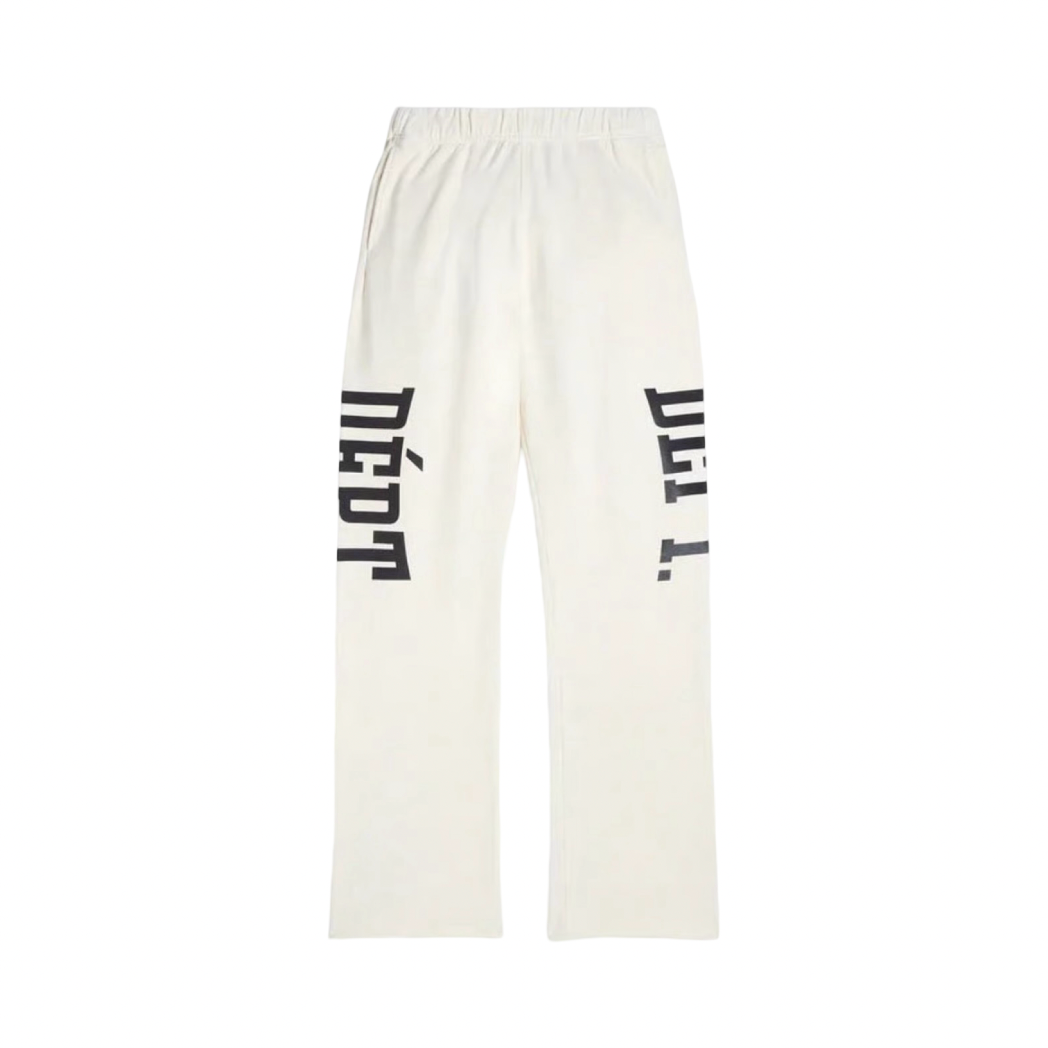 Gallery Dept. Cream Logo Sweatpants