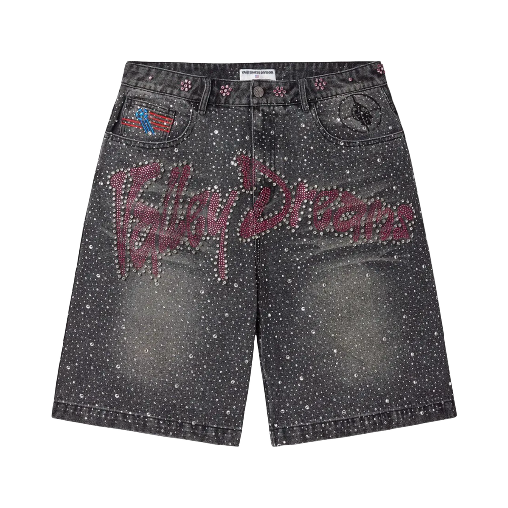 Vale Forever Iced Out Jorts Black