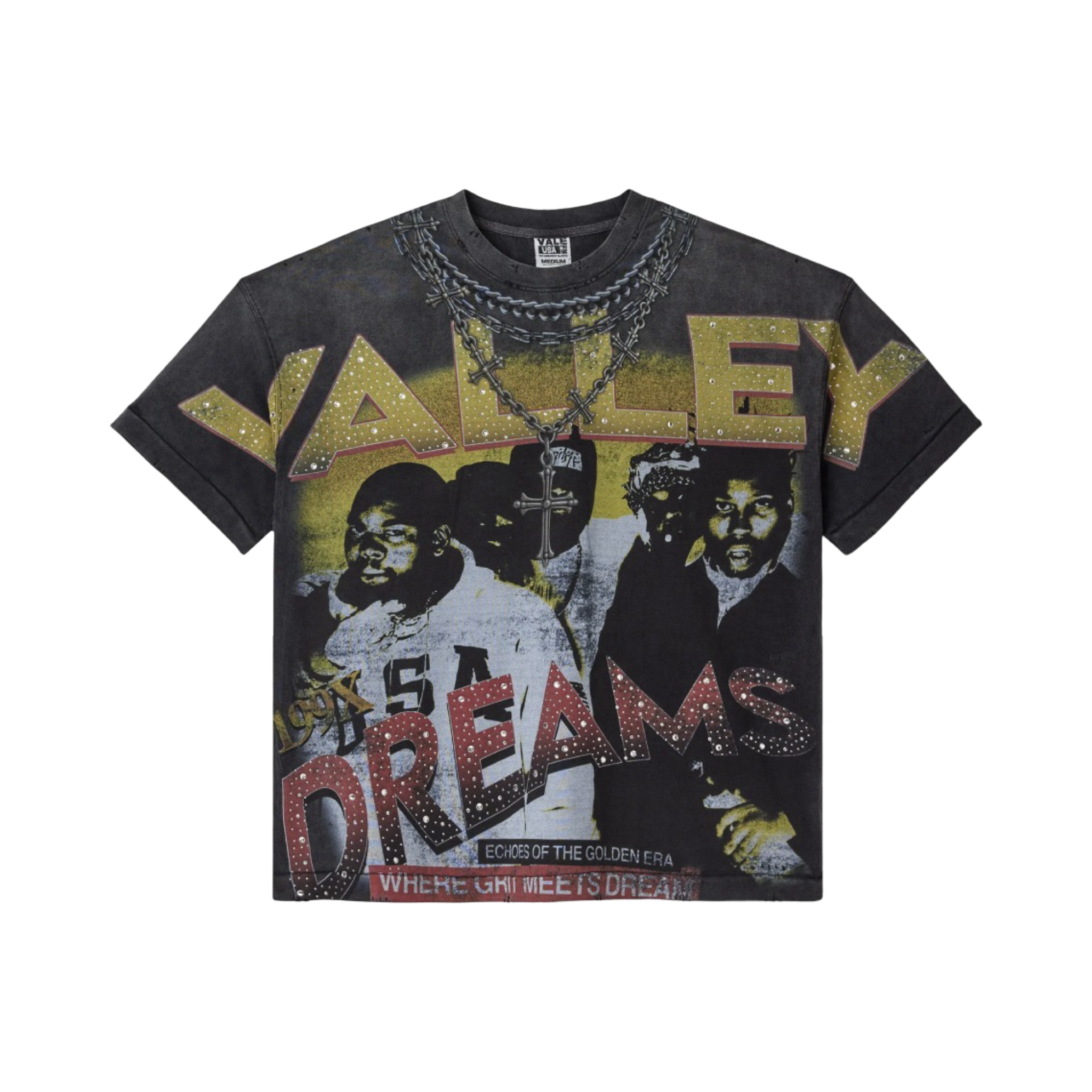 Vale Forever Black Chambers Bling Tee