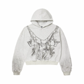 Vale Forever White Big Chain Hoodie