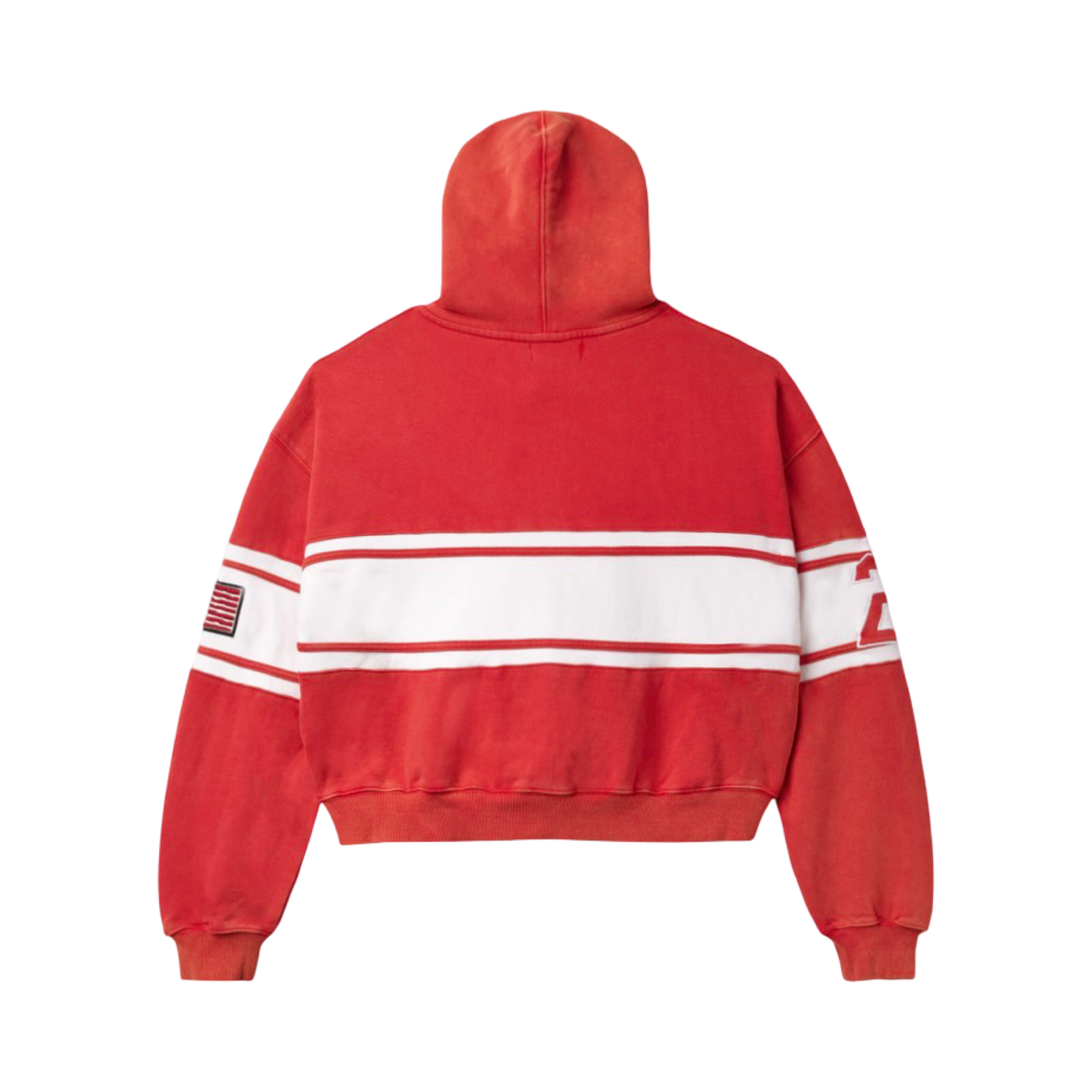 Vale Forever Red Cursive Zip Up Hoodie
