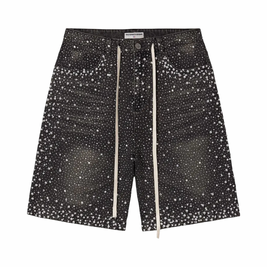 Vale Forever Rainstorm Jorts Black