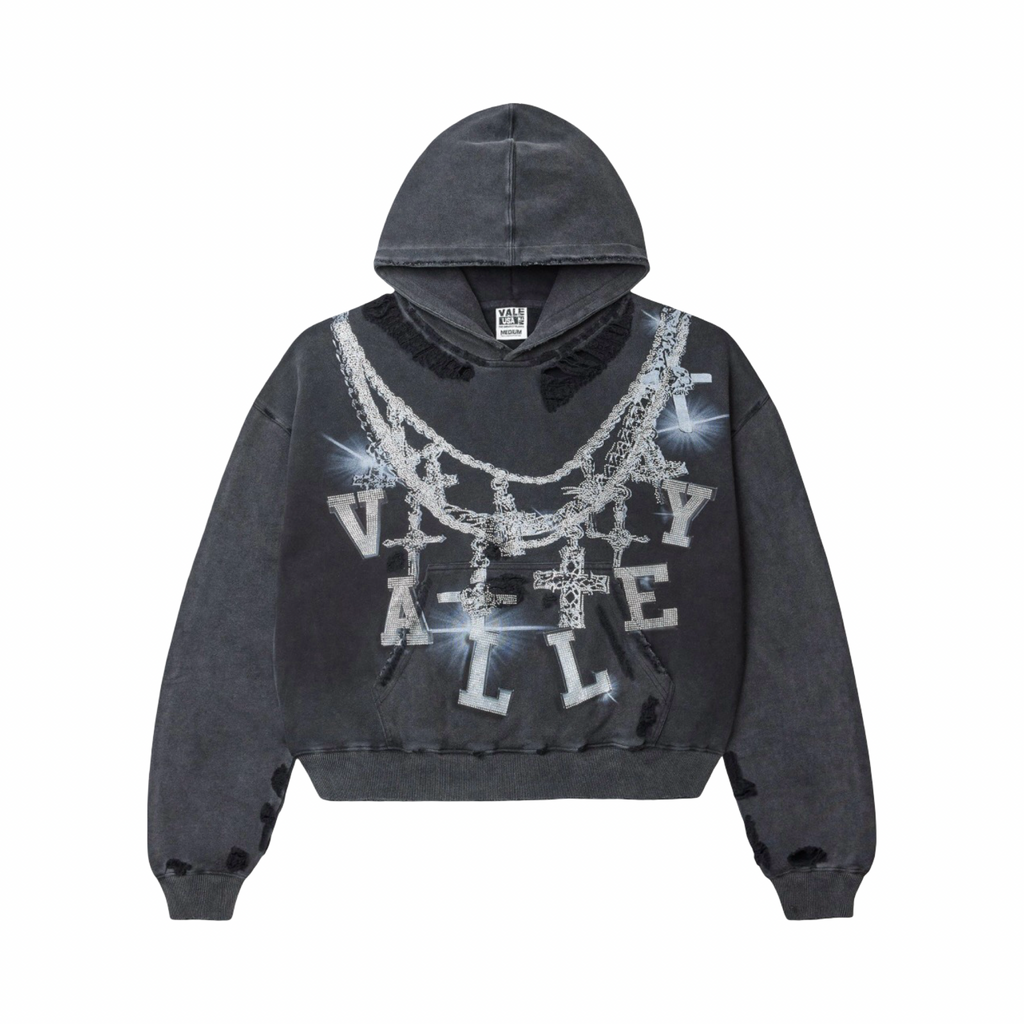 Vale Forever Big Chain Hoodie Black