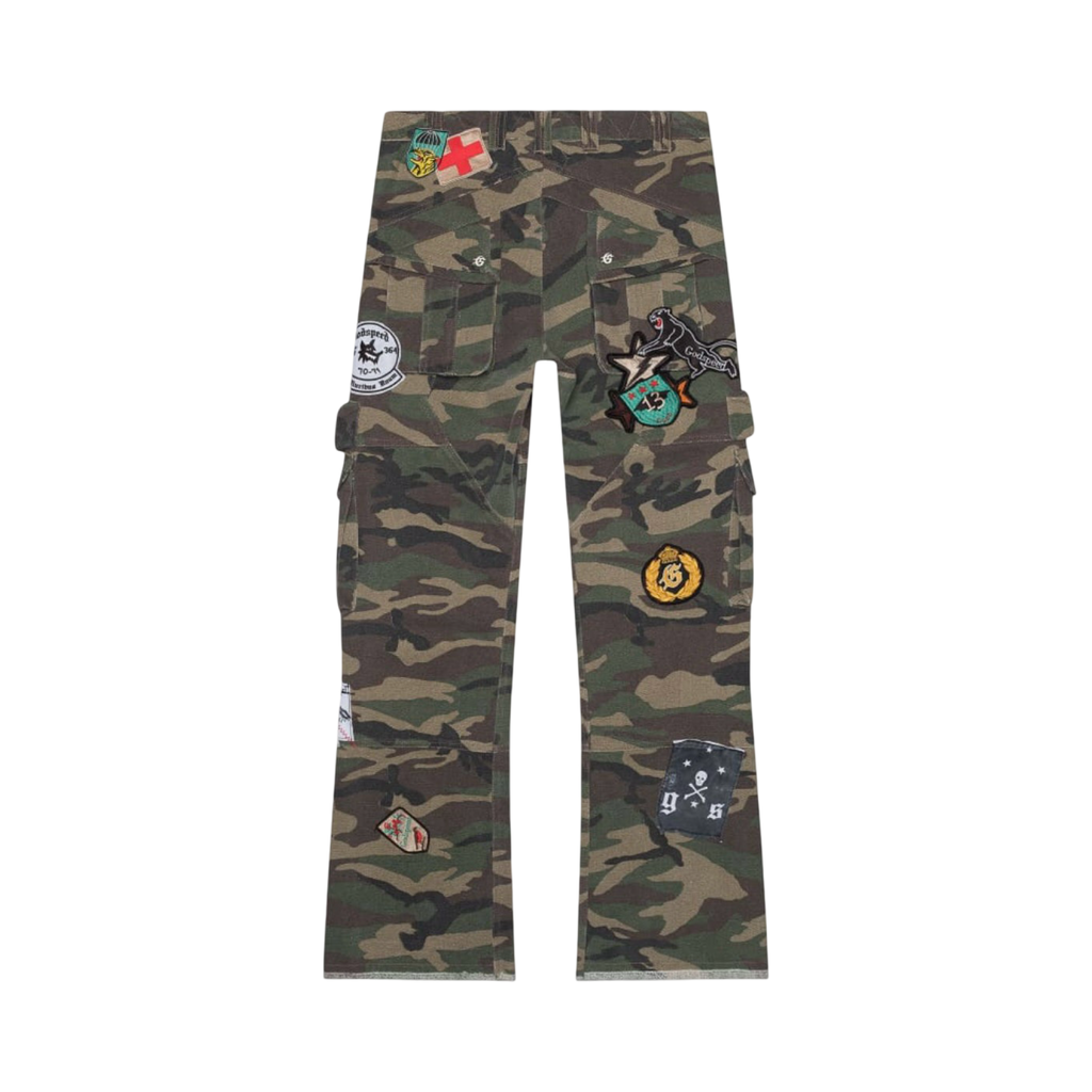 Godspeed Patchwork Flared Cargos