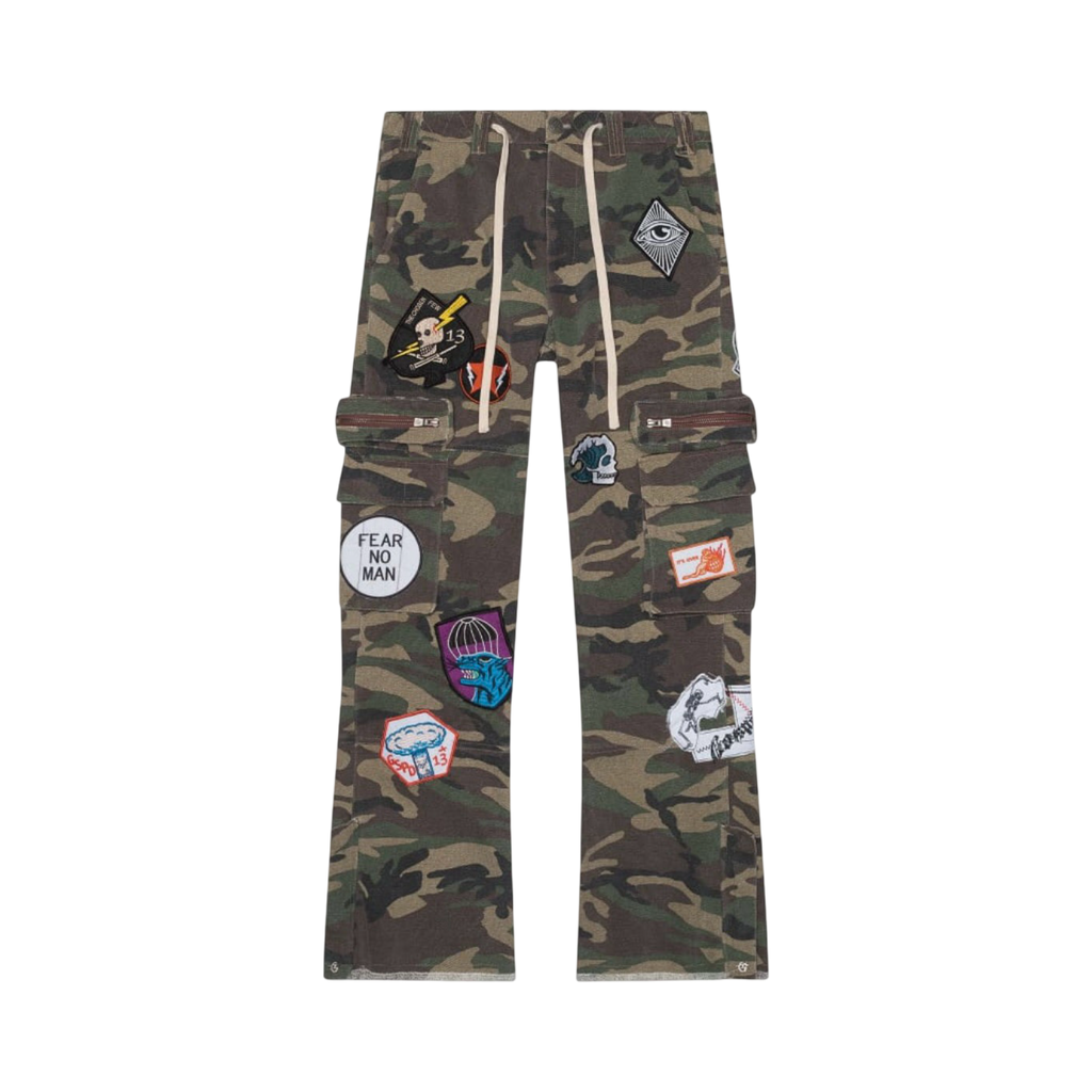 Godspeed Patchwork Flared Cargos
