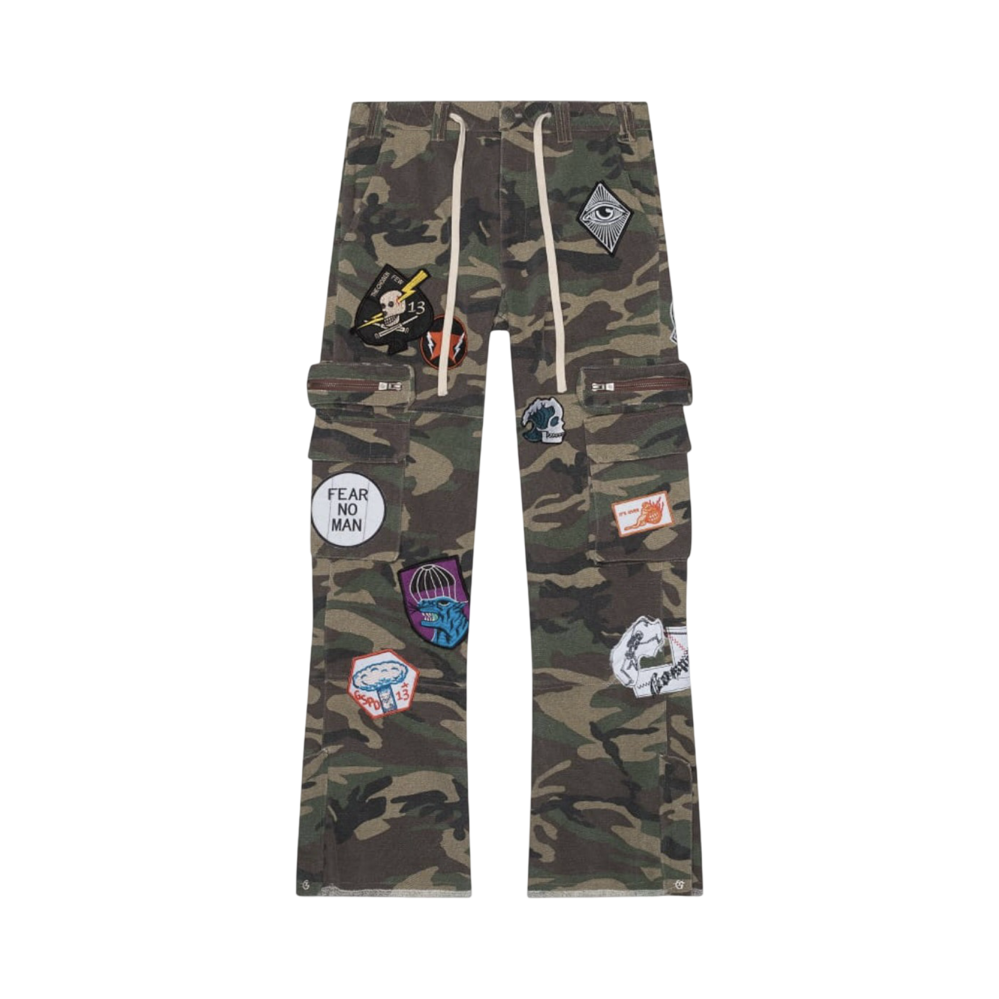 Godspeed Patchwork Flared Cargos