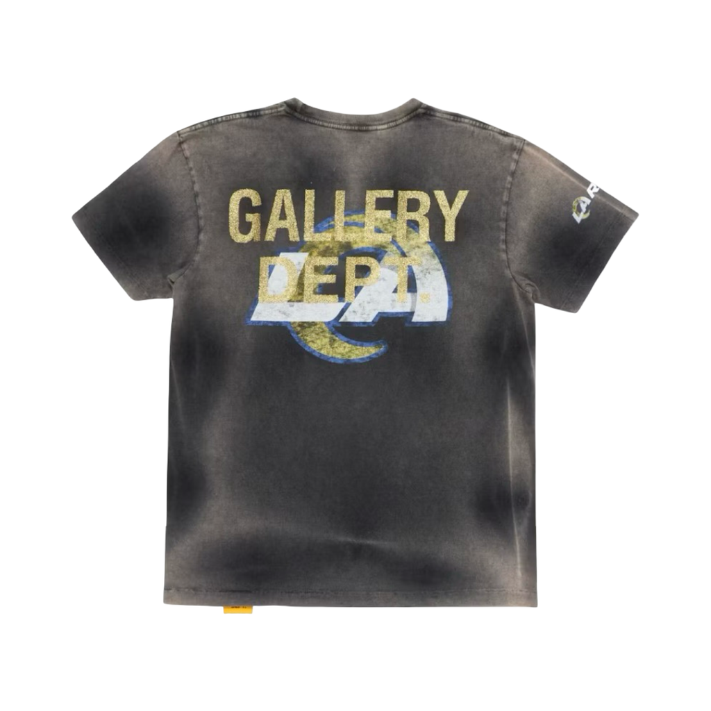 Gallery Dept.x LA Rams Sun Faded Black Tee