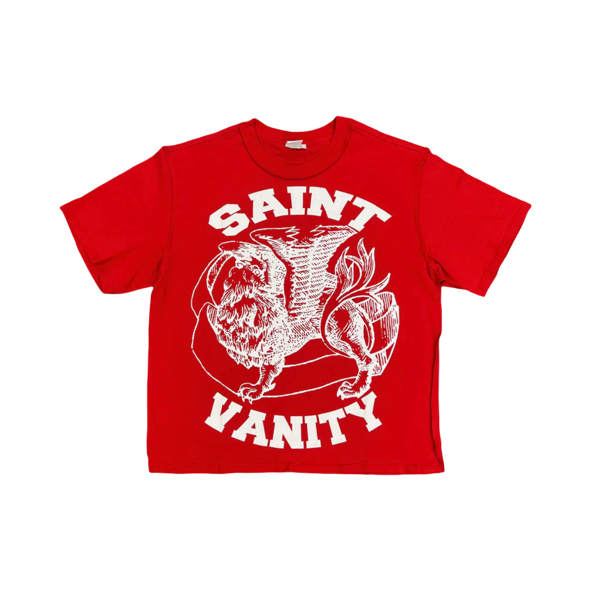 Saint Vanity Big Logo Tee Red/White