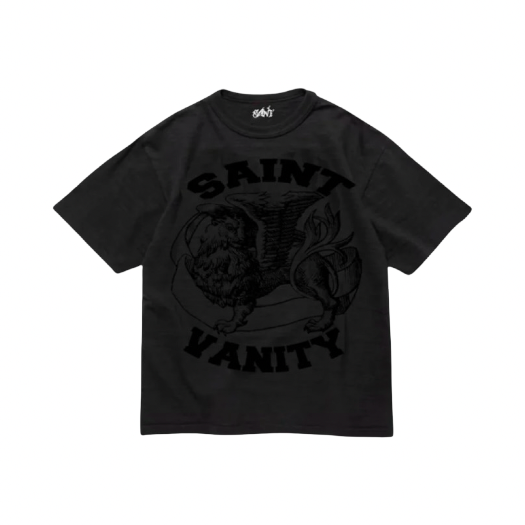 Saint Vanity Big Logo Tee Black/Black