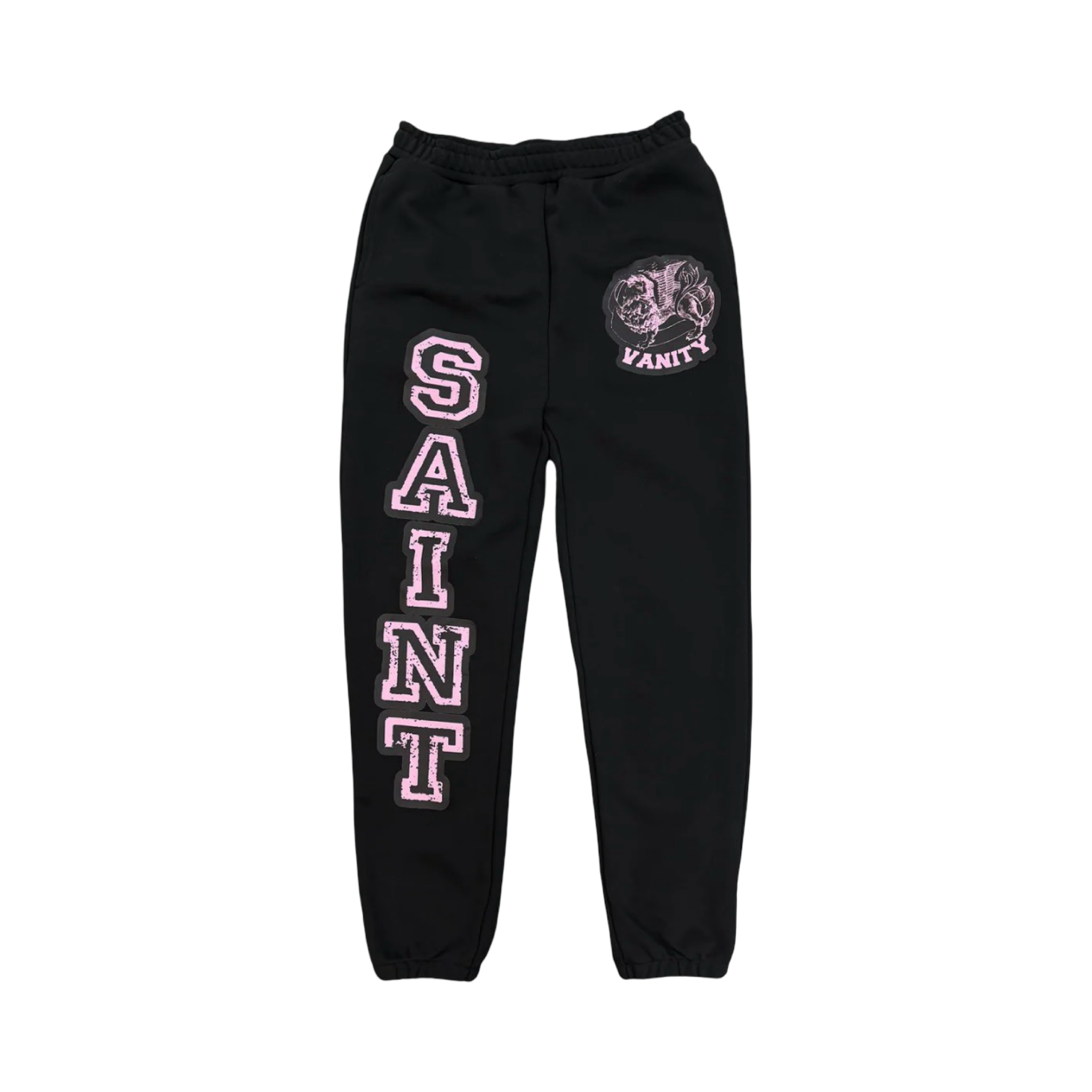 Saint Vanity Griffin Sweats Black & Pink Sweats