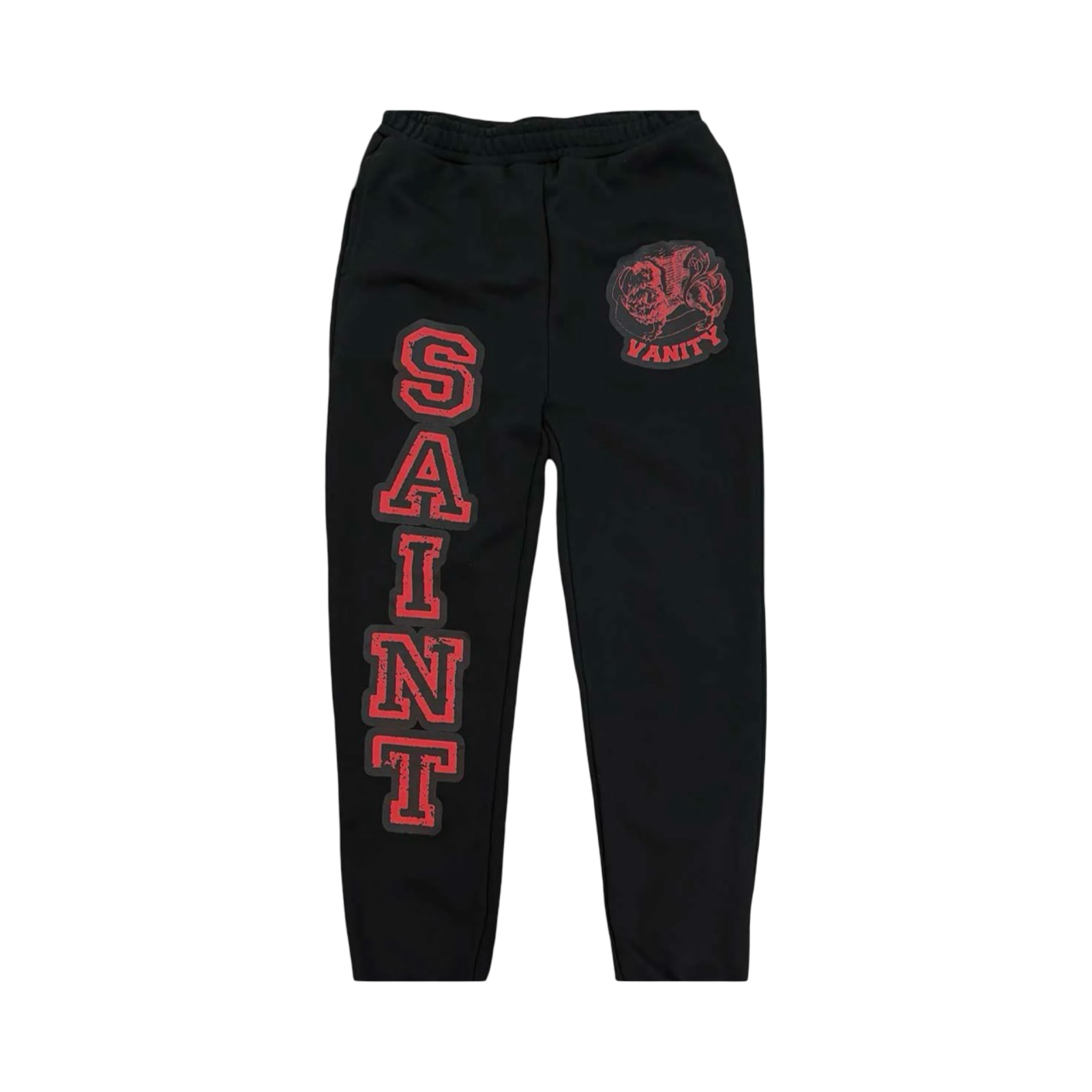 Saint Vanity Griffin Sweats Black & Red