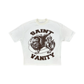 Saint Vanity Big Logo Tee White/Brown