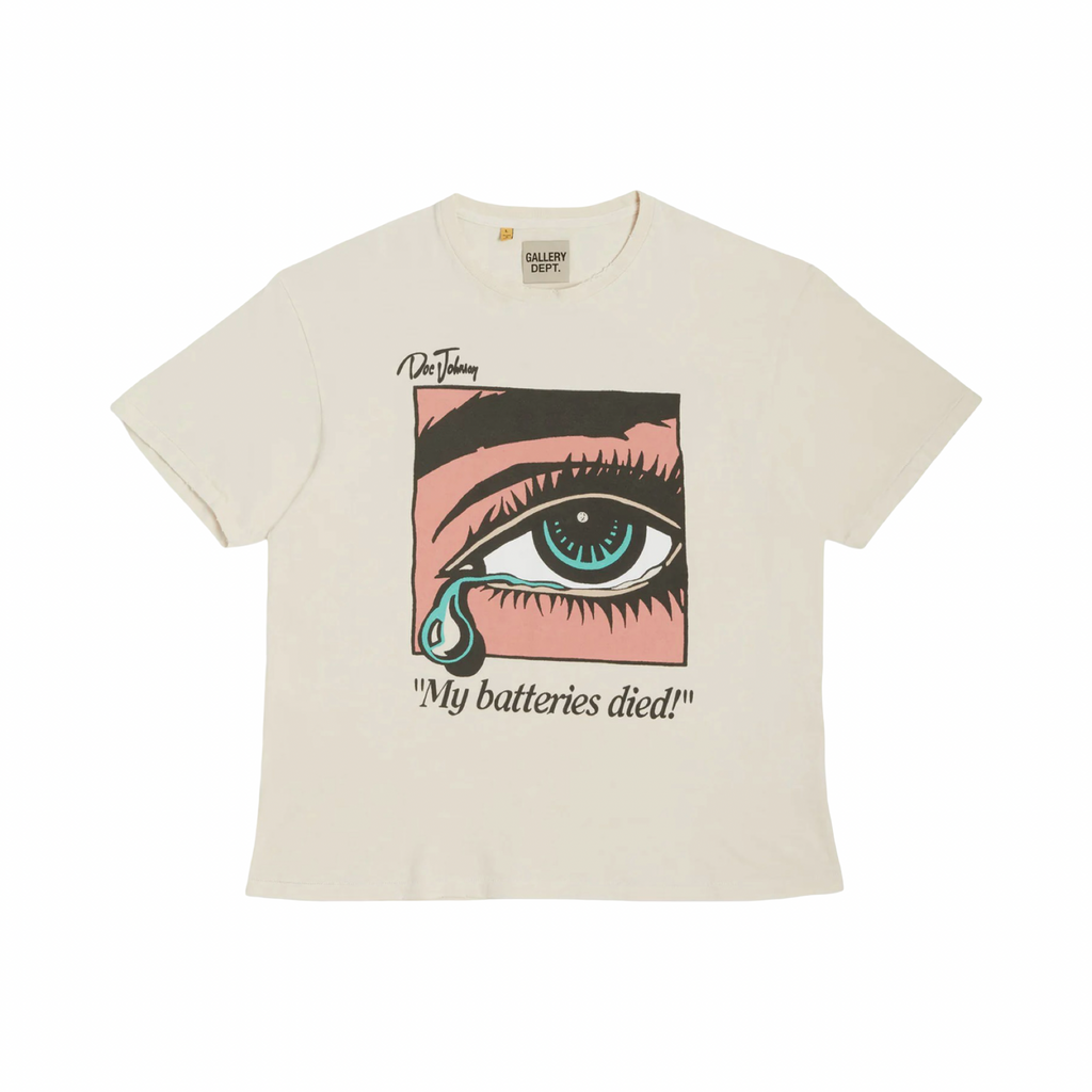 Gallery Dept Dead Batteries Tee Antique White