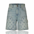 Louis Vuitton Carpenter Denim Shorts Light Wash