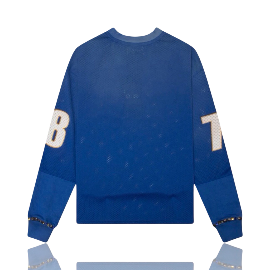 Satoshi Nakamoto Mesh Moto Jersey Blue