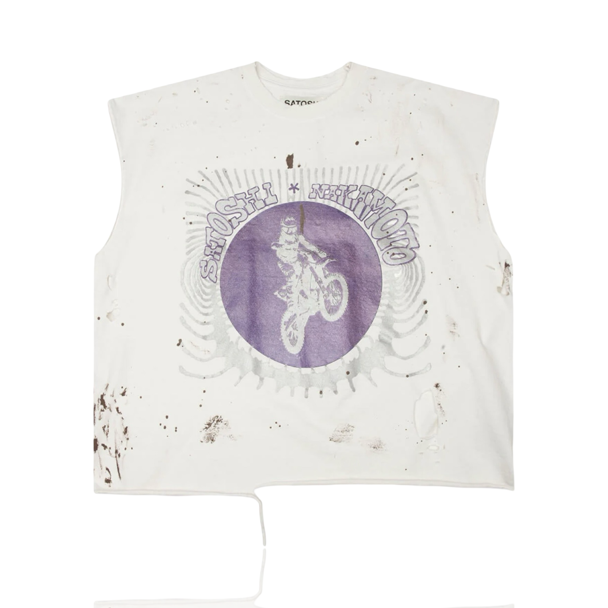 Satoshi Nakamoto Global Death Tee White