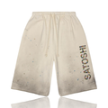 Satoshi Nakamoto Drifter Sweat Shorts White