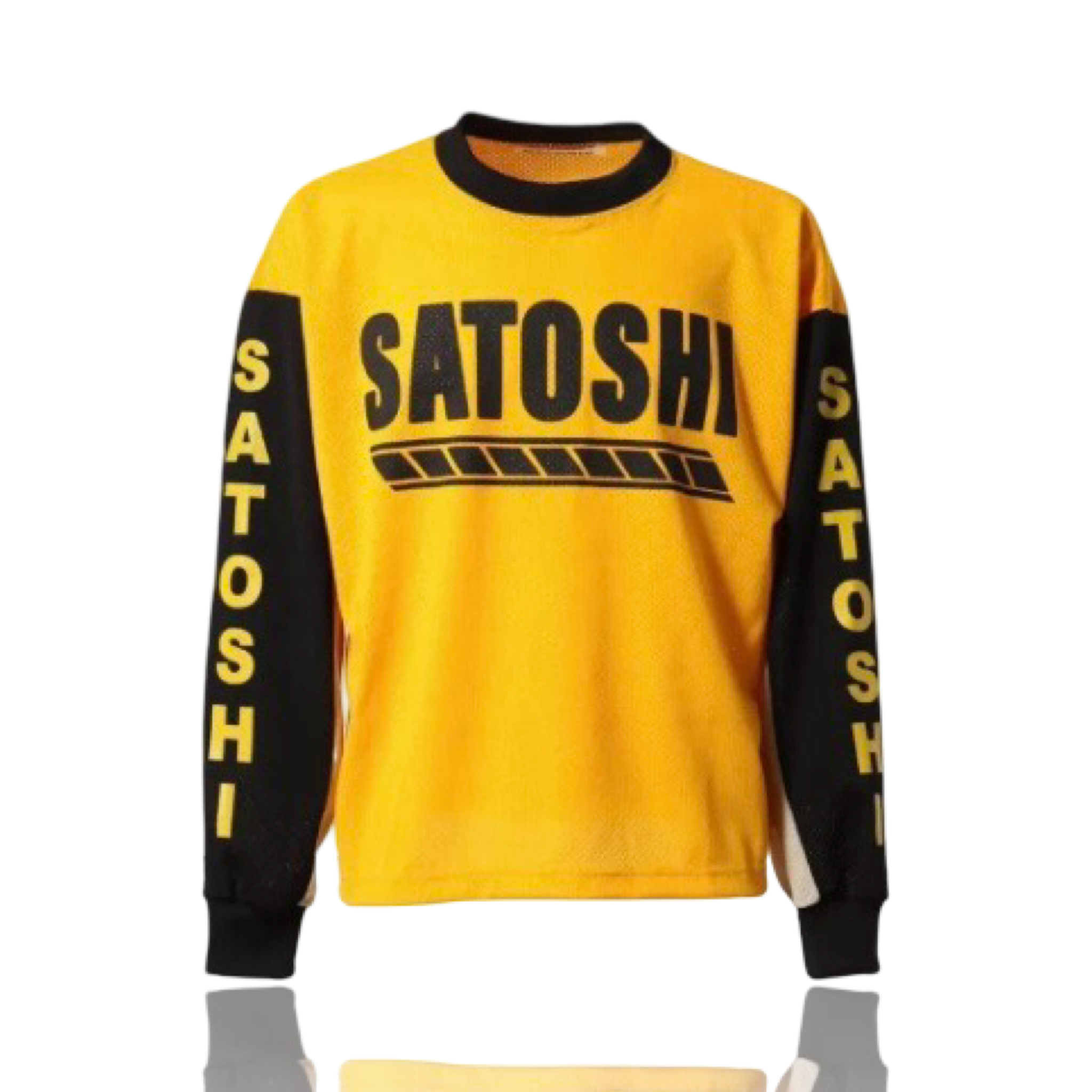 Satoshi Nakamoto Racer Longsleeve Yellow