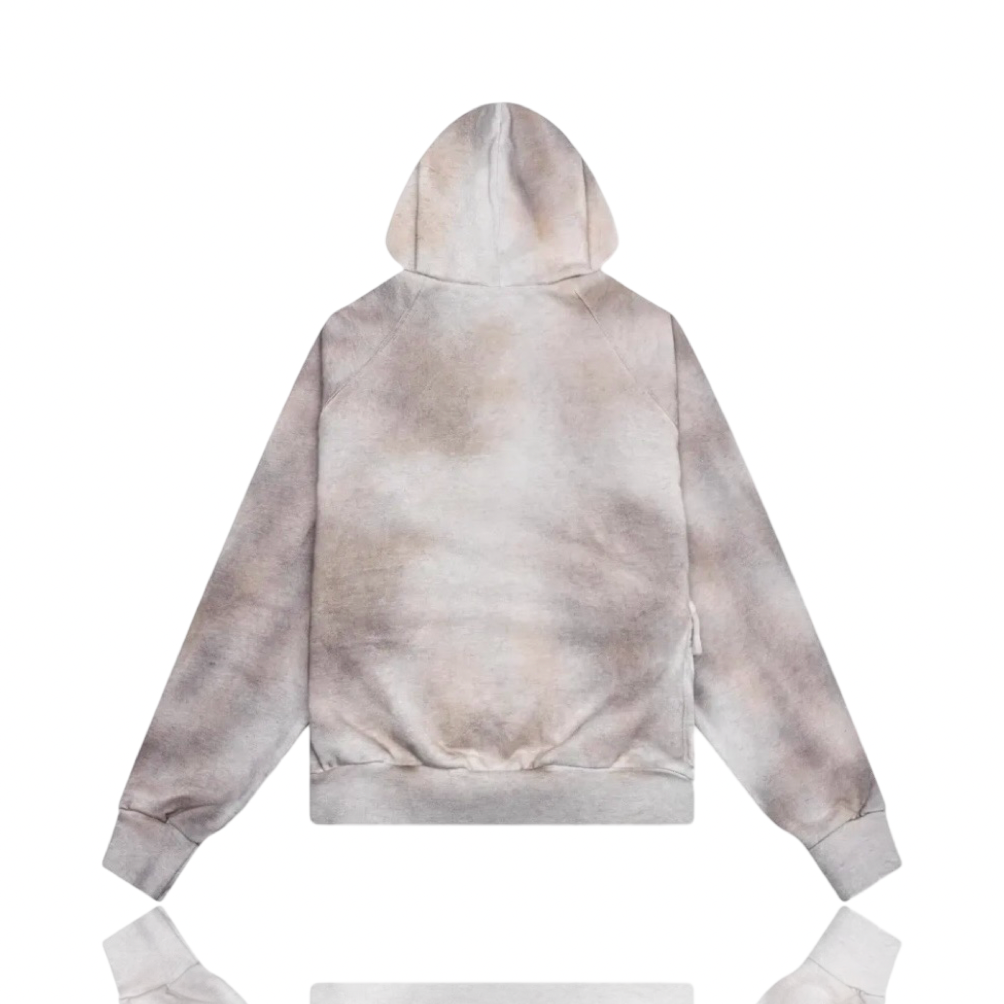 Satoshi Nakamoto Cream Cargo Oversized Hoodie