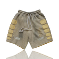 Satoshi Nakamoto Destroyed Patchwork SweatShorts