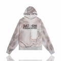 Satoshi Nakamoto Cream Cargo Oversized Hoodie