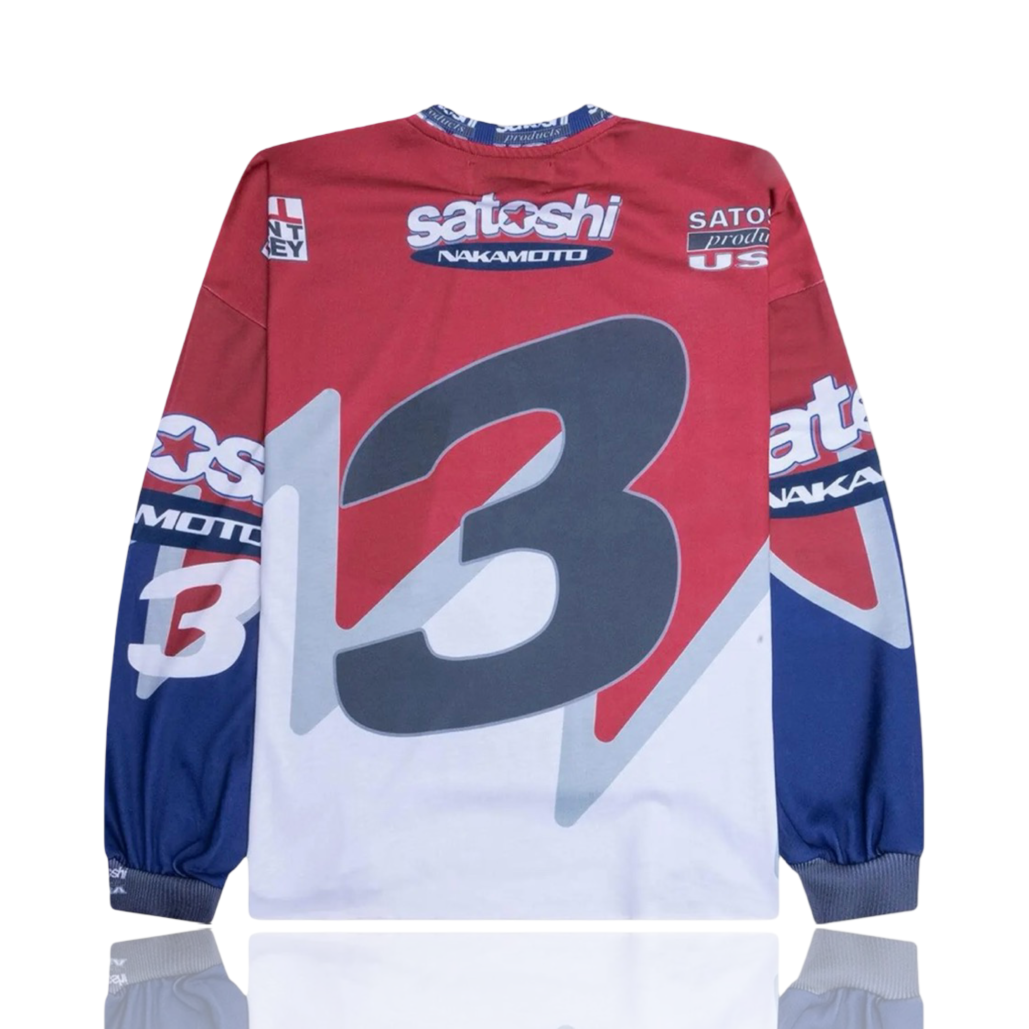 Satoshi Nakamoto Speedway Longsleeve Red