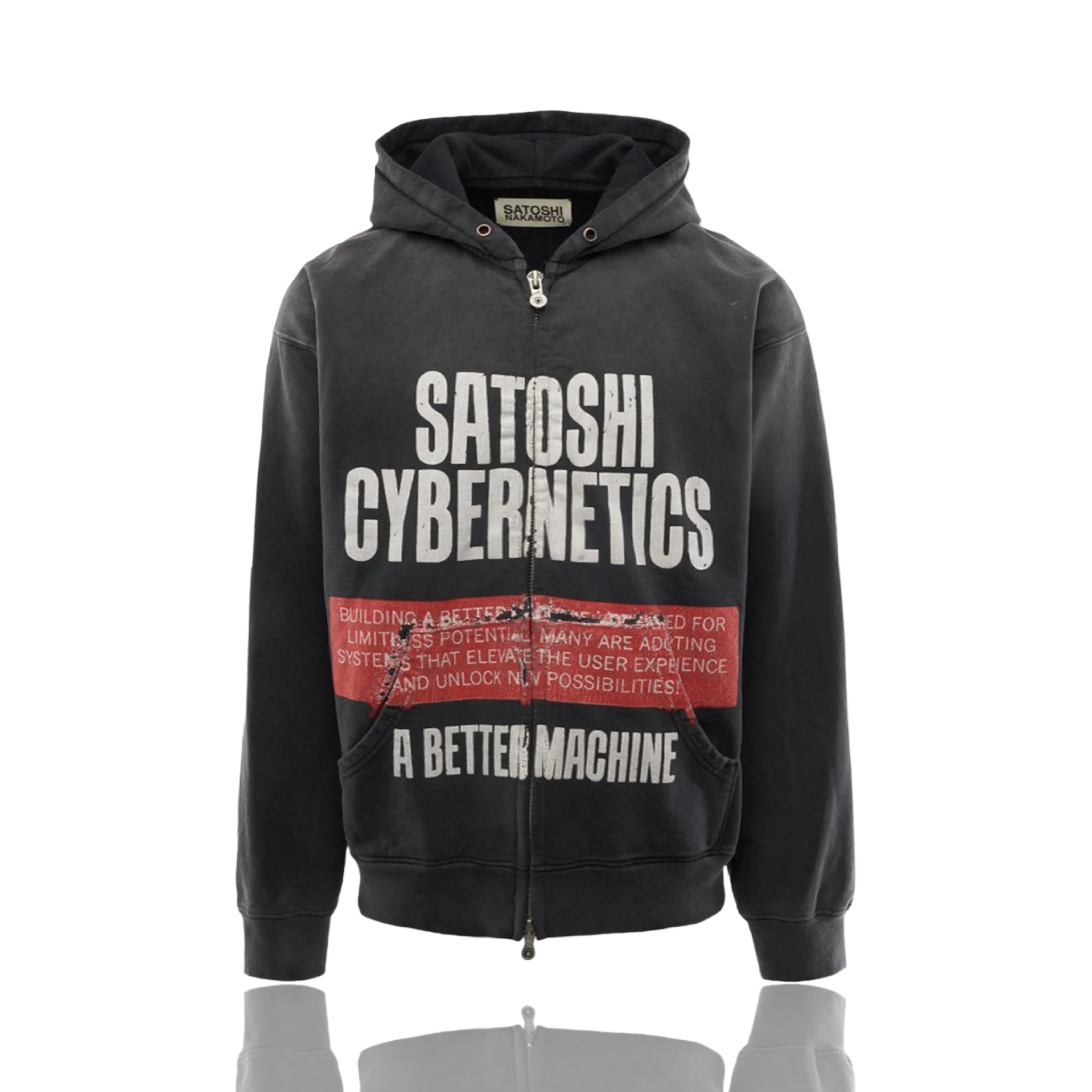 Satoshi Nakamoto Cybernetics Zip Up