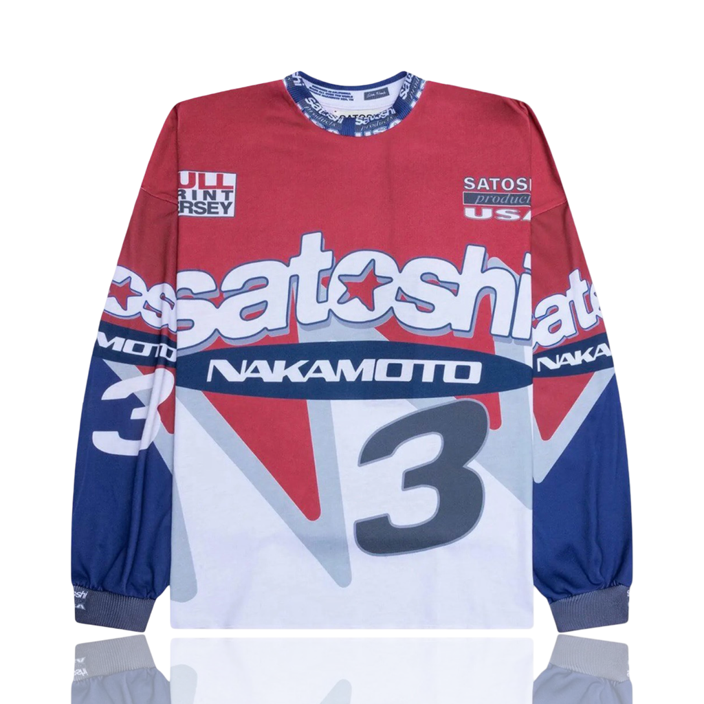 Satoshi Nakamoto Speedway Longsleeve Red