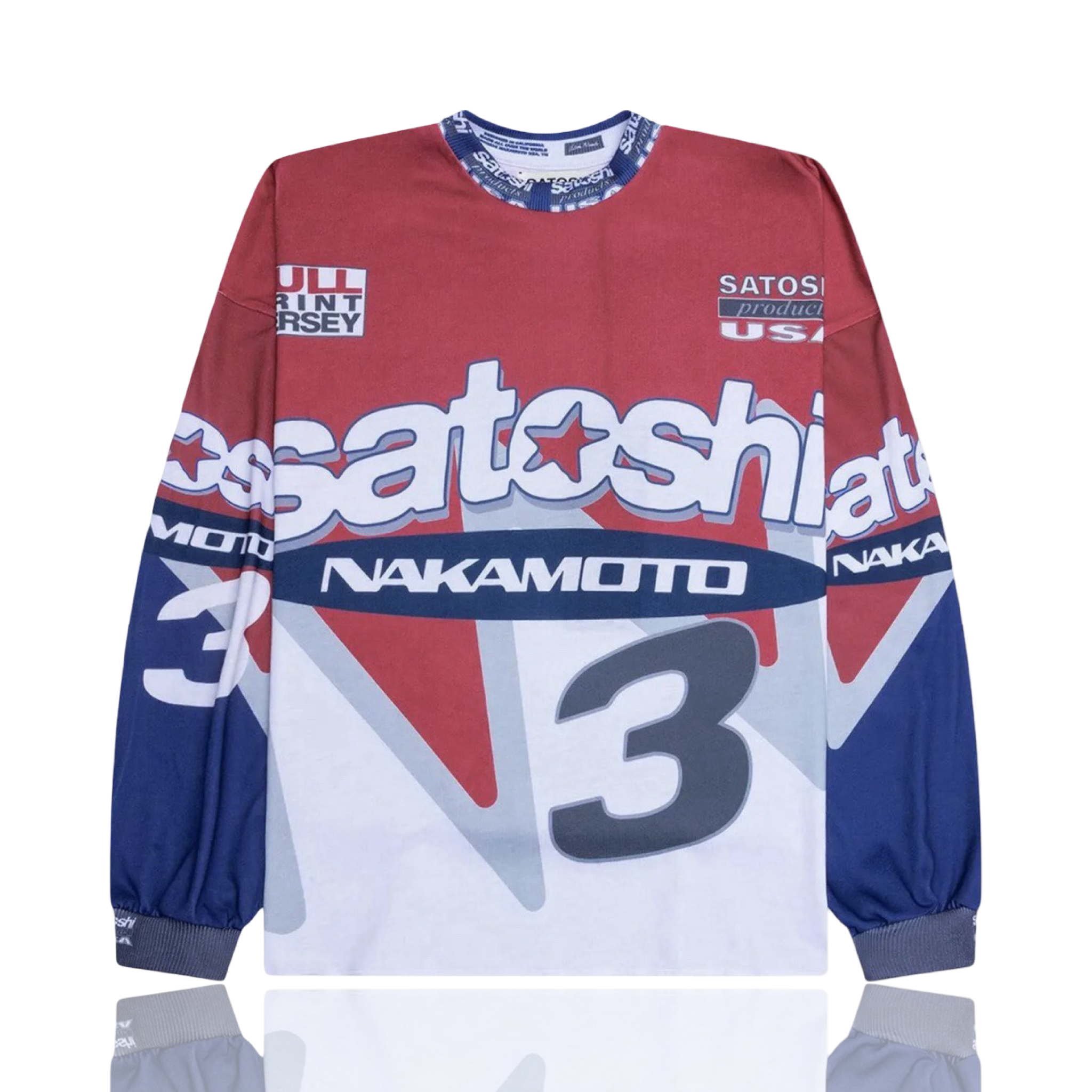 Satoshi Nakamoto Speedway Longsleeve Red