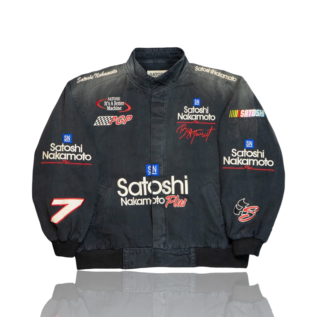 Satoshi Nakamoto Days Of Thunder Patch Mechanic Jacket