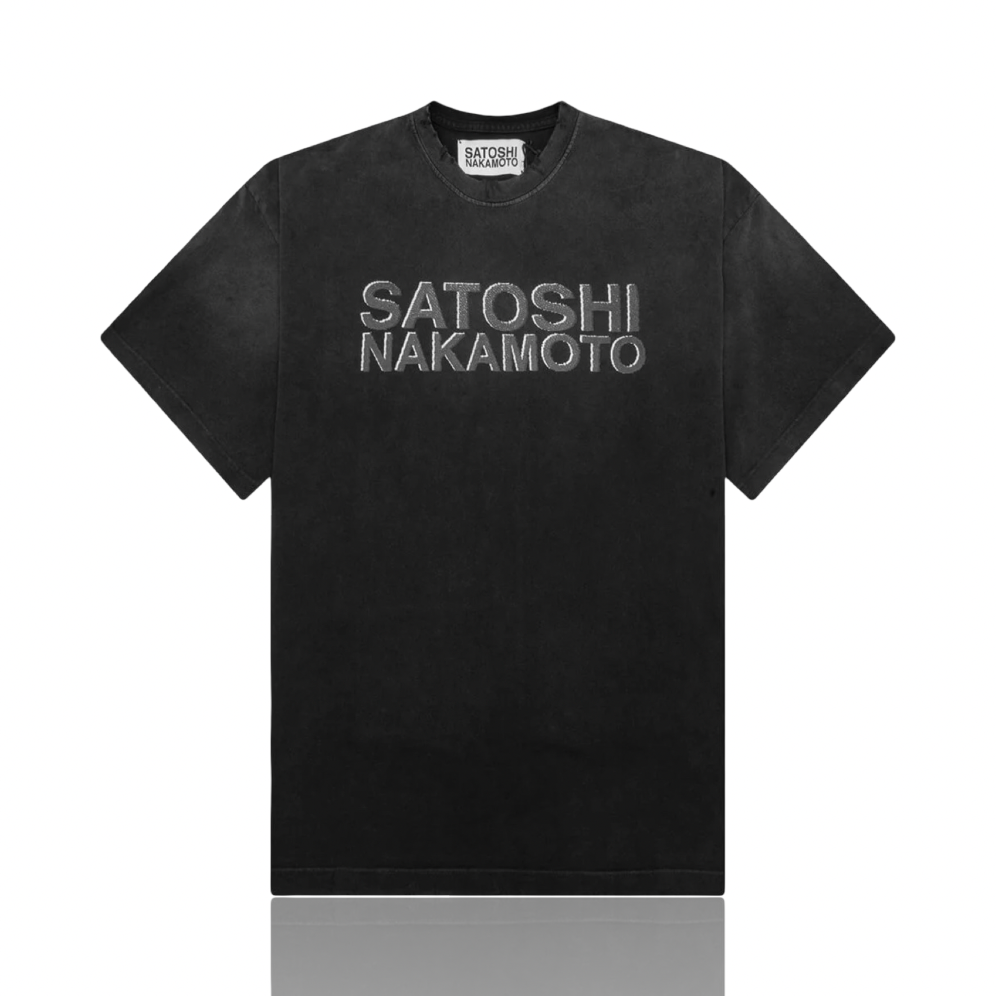 Satoshi Nakamoto Shadow Logo Tee