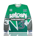 Satoshi Nakamoto Speedway Longsleeve Green