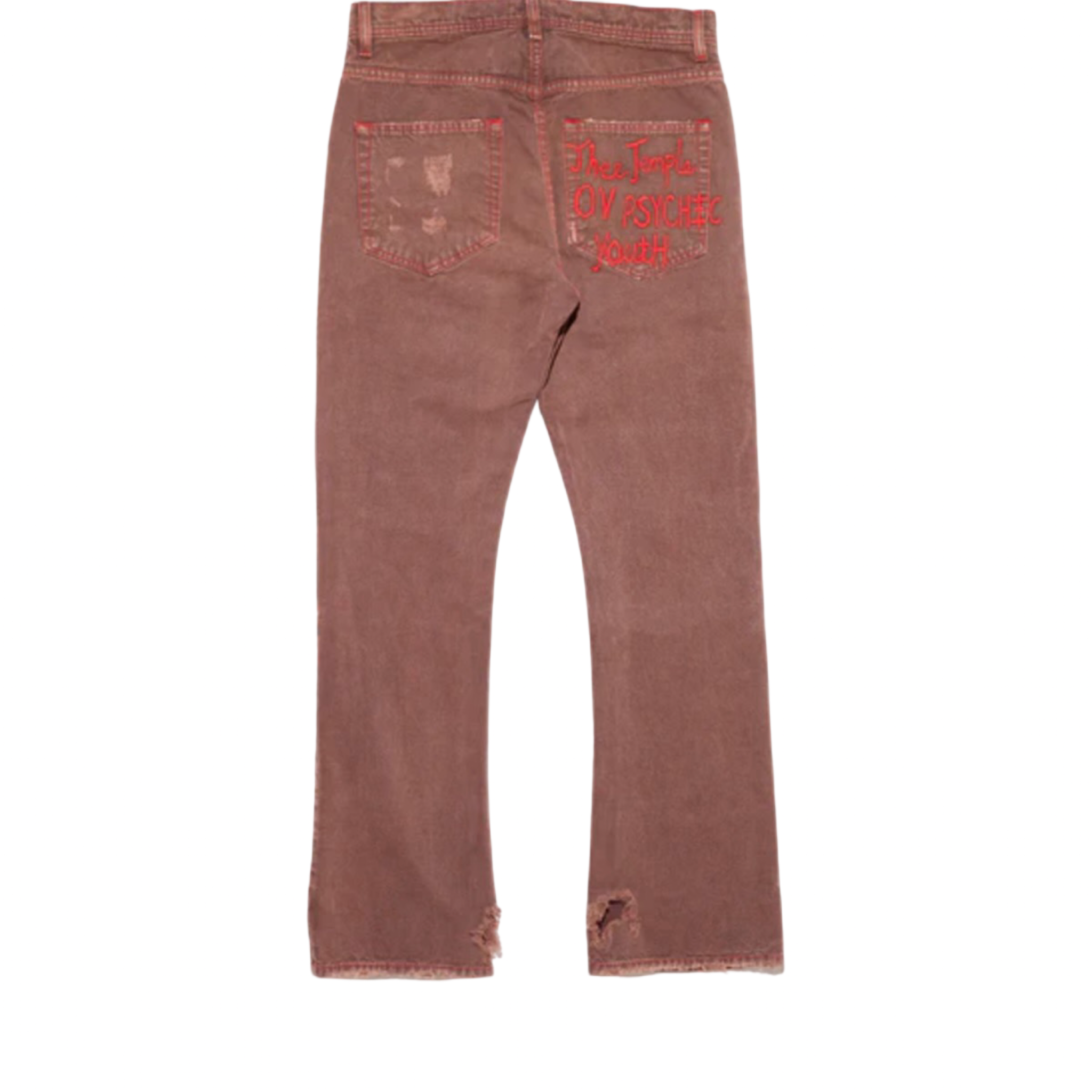 Enfants Riches Déprimés Psycik Flared Jeans Brown/Red
