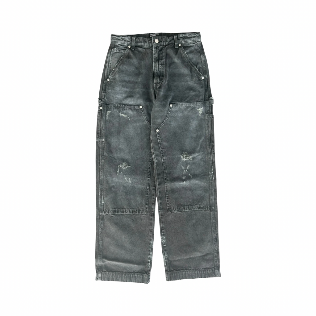 Enfants Riches Déprimés Double Knee Thrashed  Carpenter Pants Black