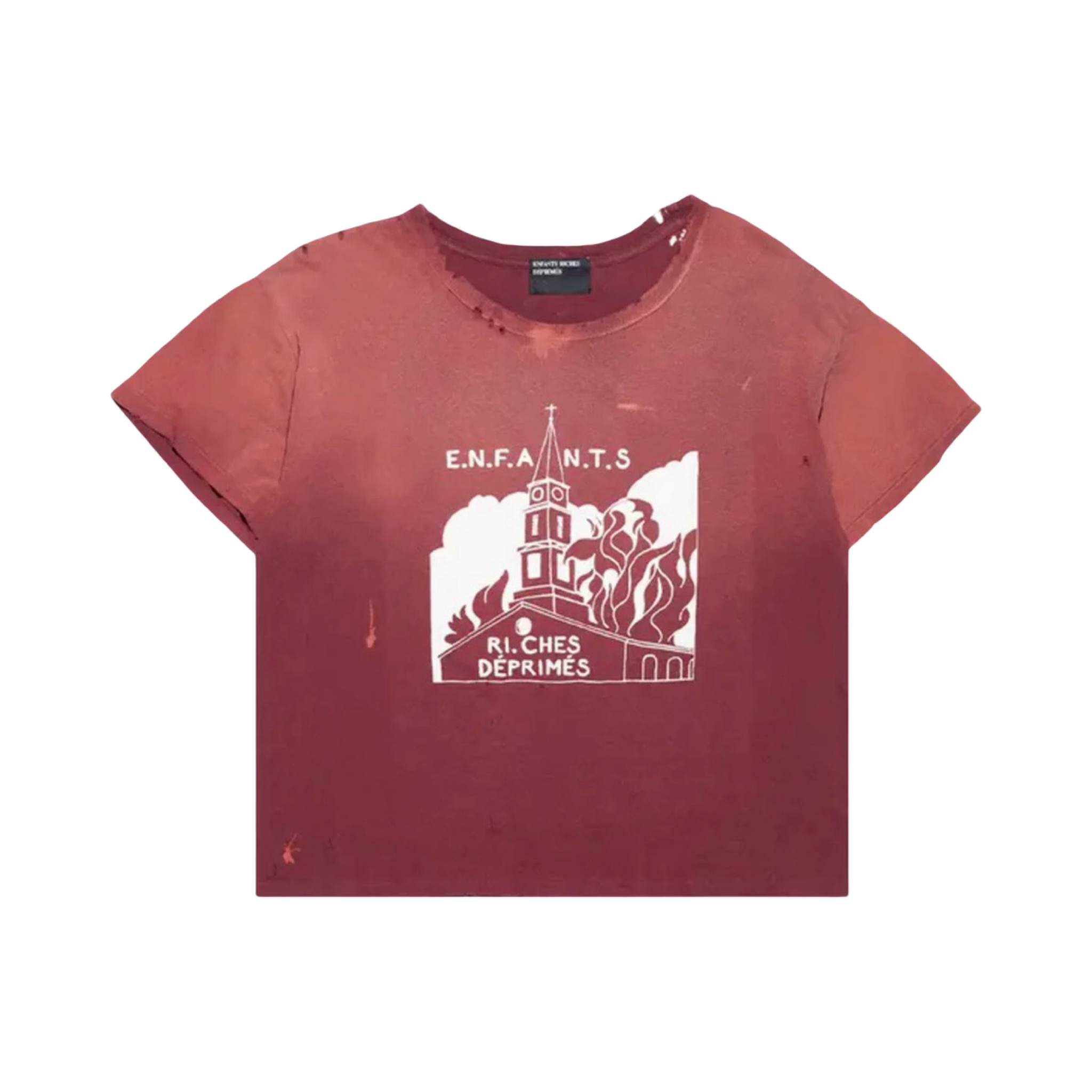 Enfants Riches Déprimés Burning Church Tee