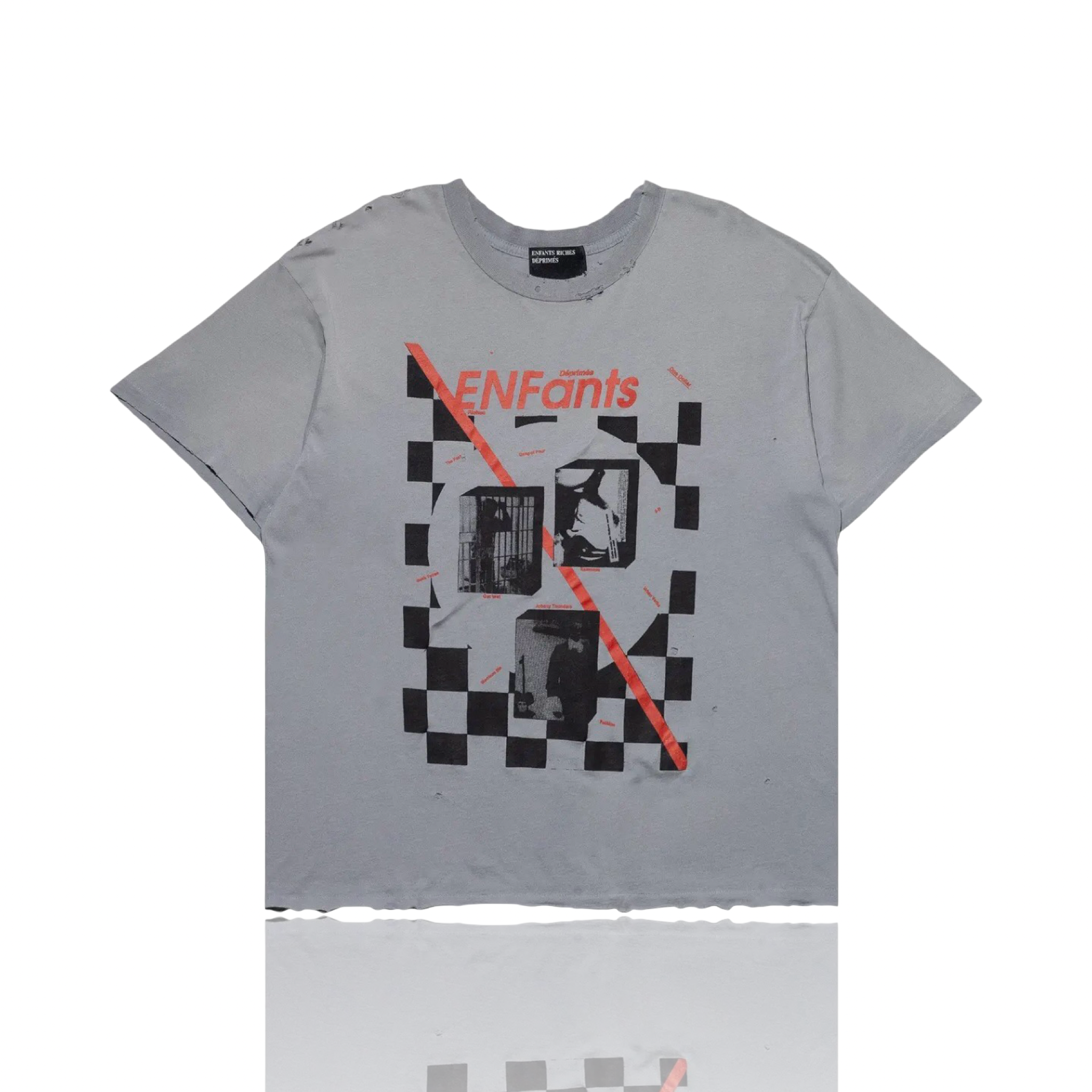 Enfants Riches Déprimés Checkered Fan Zine Tee