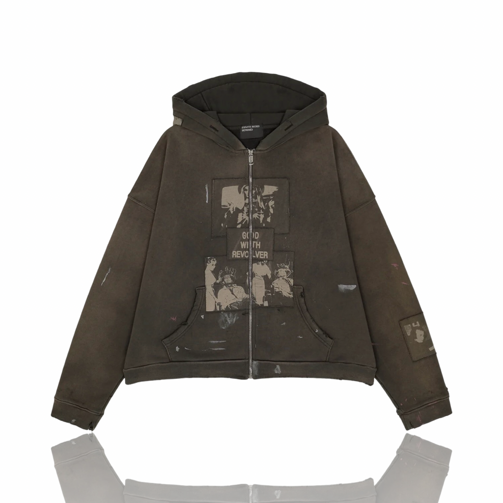 Enfants Riches Déprimés God With Revolver Zip Up Black