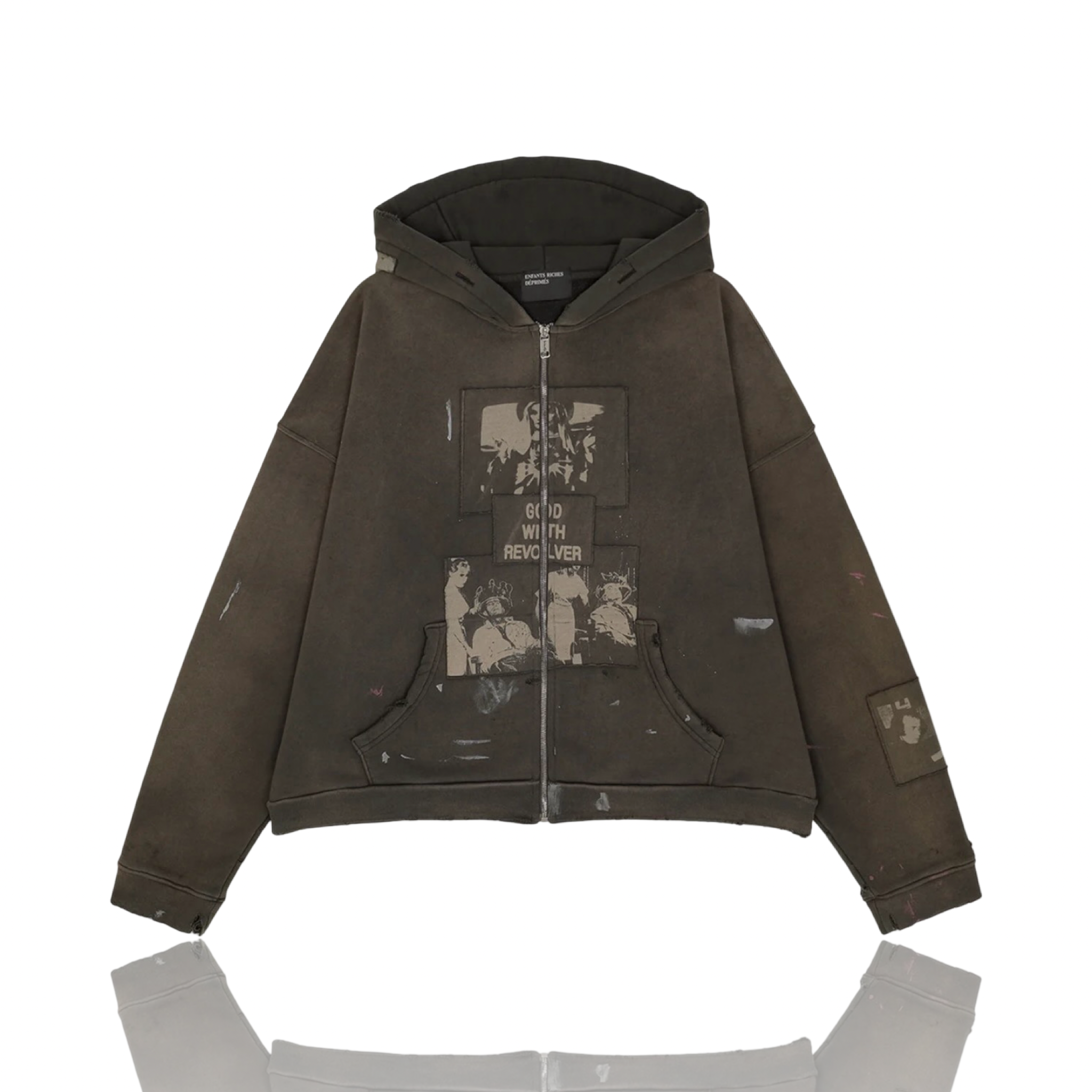 Enfants Riches Déprimés God With Revolver Zip Up Black