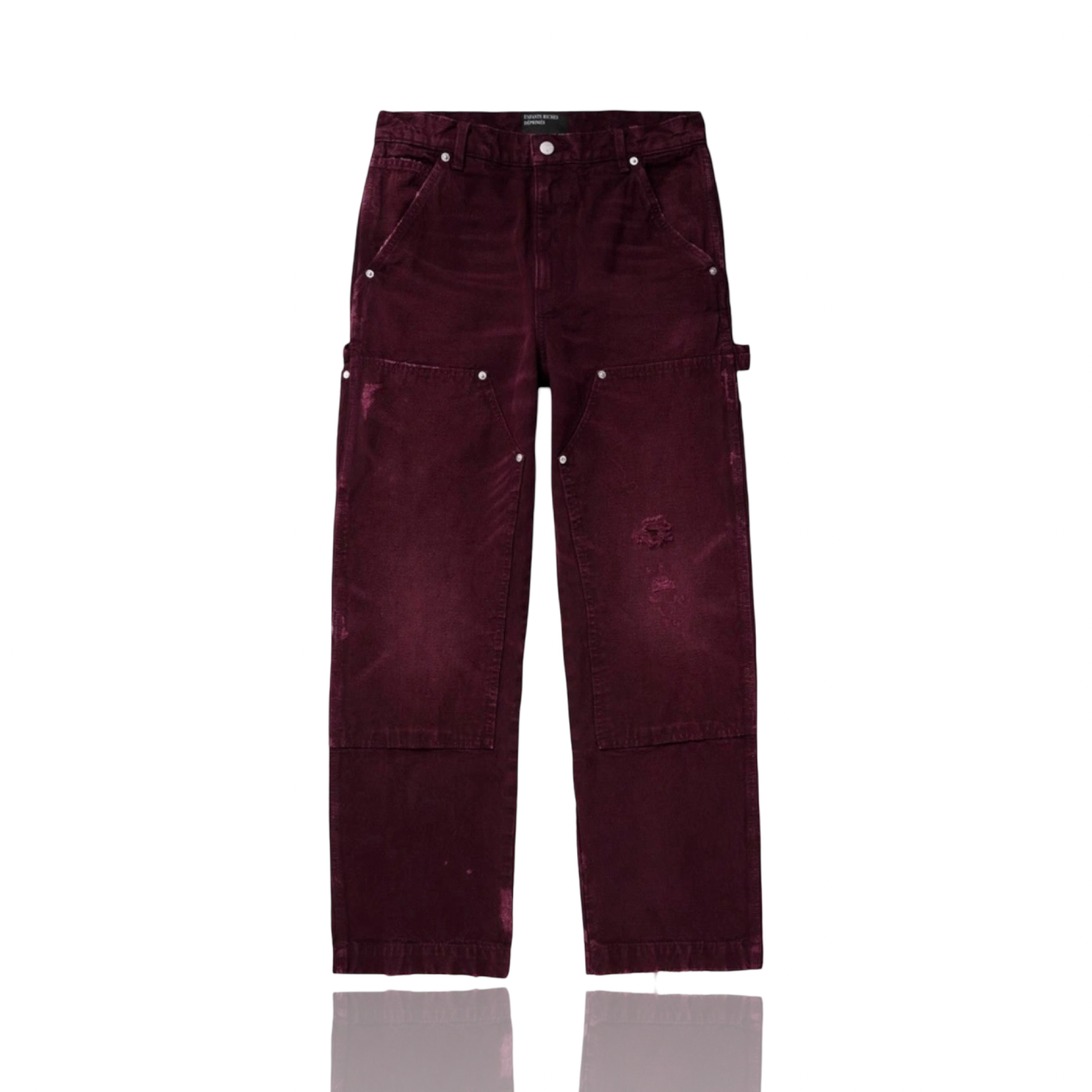 Enfants Riches Déprimés Double Knee Pants Burgundy