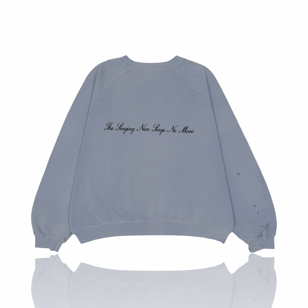 Enfants Riches Déprimés Blue Singing Nun Crewneck